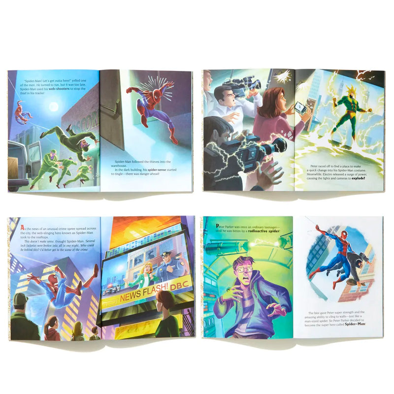 Spider-Man Little Golden Book Library (Marvel) US - Multiple-component retail product, boxed