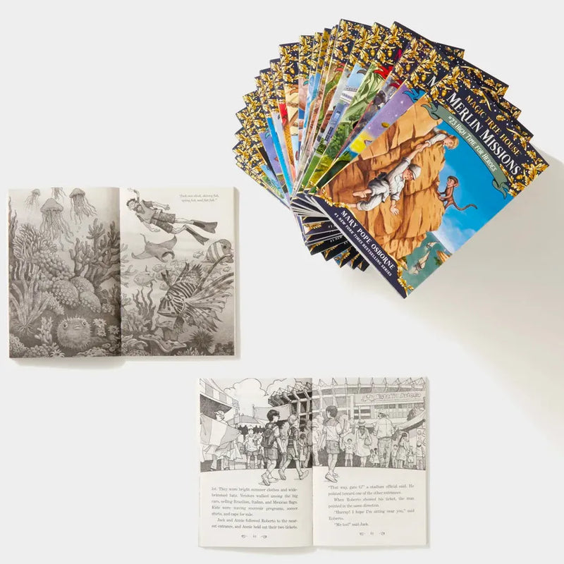 Magic Tree House Merlin Missions Books 1-25 Boxed Set US - Multiple-component retail product, boxed