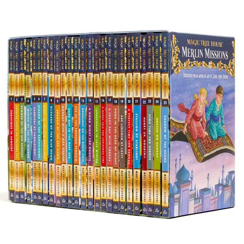 Magic Tree House Merlin Missions Books 1-25 Boxed Set US - Multiple-component retail product, boxed