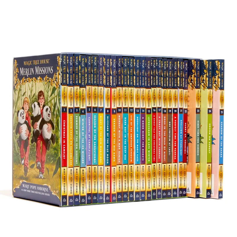 Magic Tree House Merlin Missions Books 1-25 Boxed Set US - Multiple-component retail product, boxed