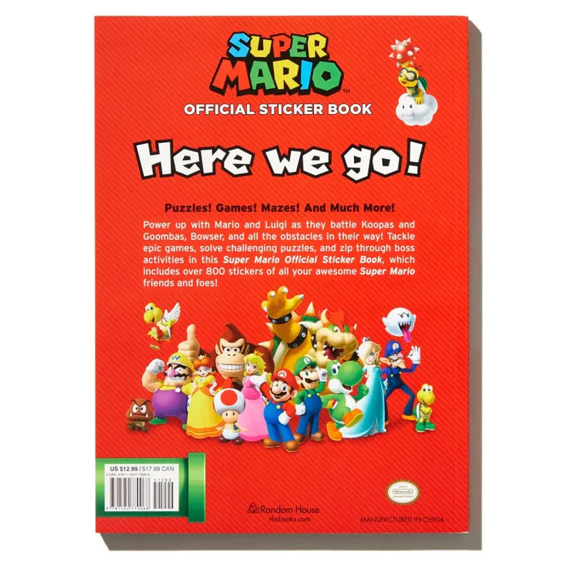 Super Mario Official Sticker Book (Nintendo®) US - Paperback / softback