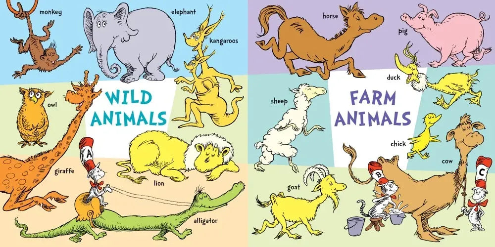 Dr. Seuss's 100 First Words US - Board book