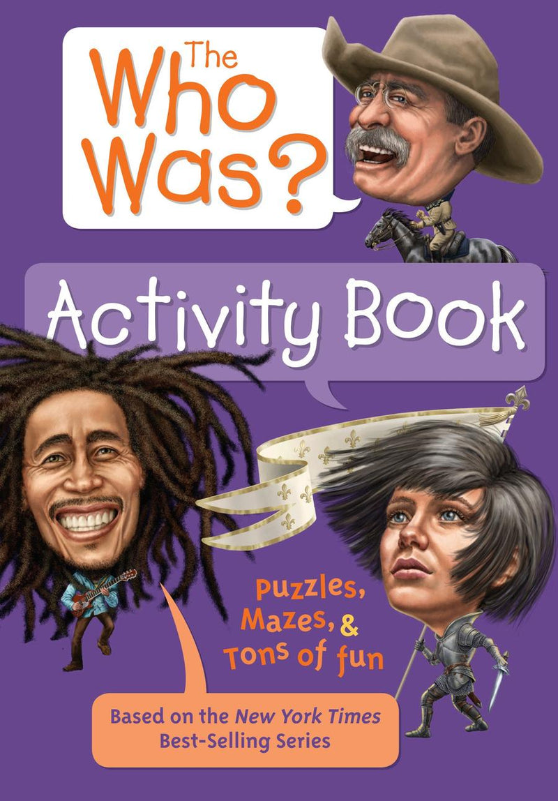 The Who Was? Activity Book-Children’s interactive and activity books and kits-買書書 BuyBookBook
