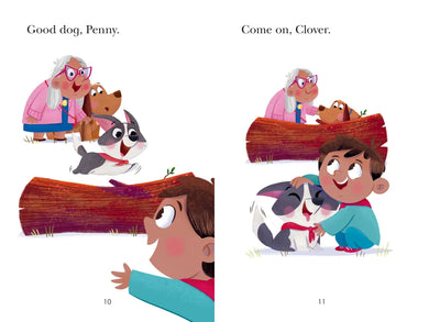 Penny and Clover, Up and Over US - Hardback