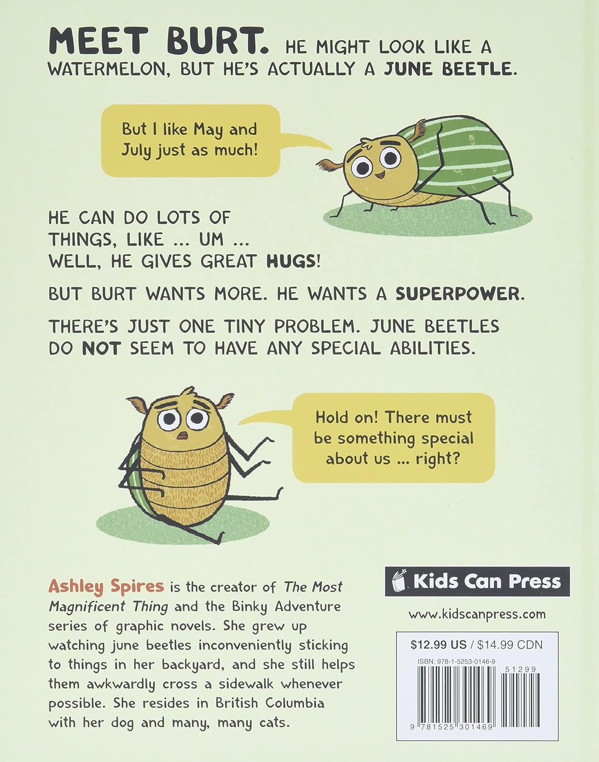 Burt the Beetle #01 Burt the Beetle Doesn't Bite! (Ashley Spires)-Fiction: 幽默搞笑 Humorous-買書書 BuyBookBook