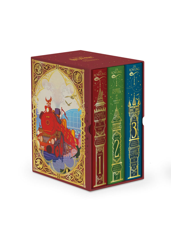 Harry Potter 1-3 Box Set: MinaLima Edition-Children’s / Teenage fiction: Fantasy-買書書 BuyBookBook