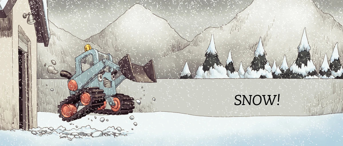 The Little Snowplow Wishes for Snow US - Hardback