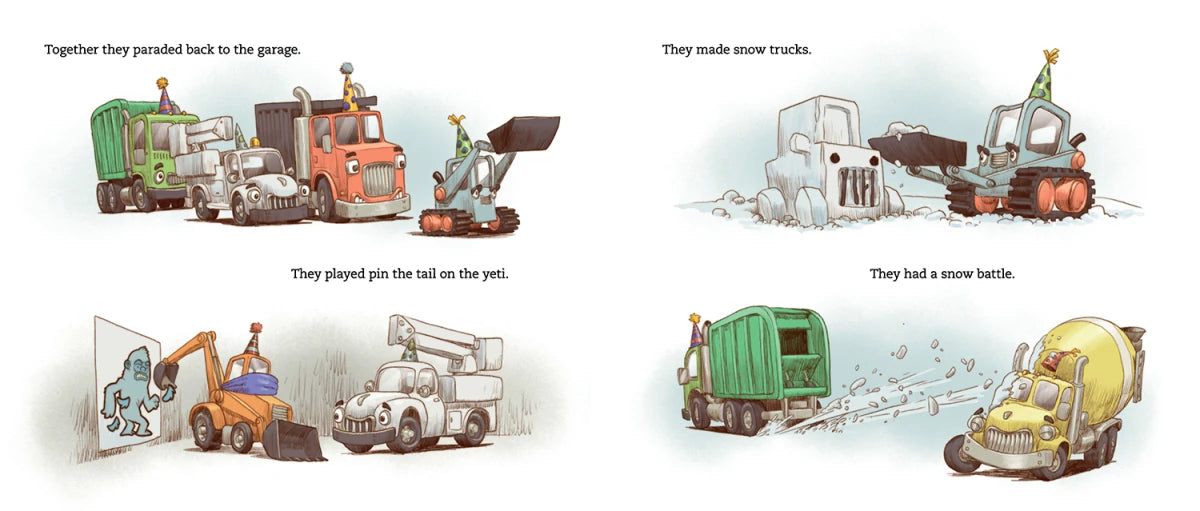 The Little Snowplow Wishes for Snow US - Hardback