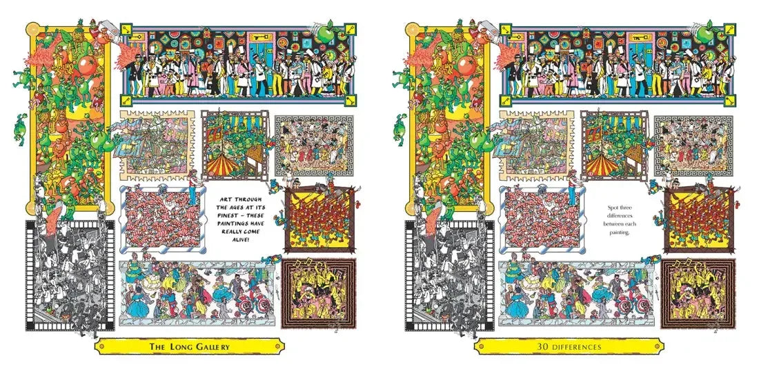 Where's Waldo? Double Trouble at the Museum: The Ultimate Spot-the-Difference Book US - Hardback