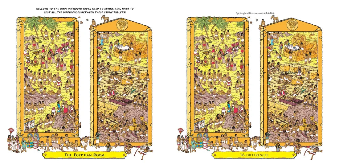 Where's Waldo? Double Trouble at the Museum: The Ultimate Spot-the-Difference Book US - Hardback