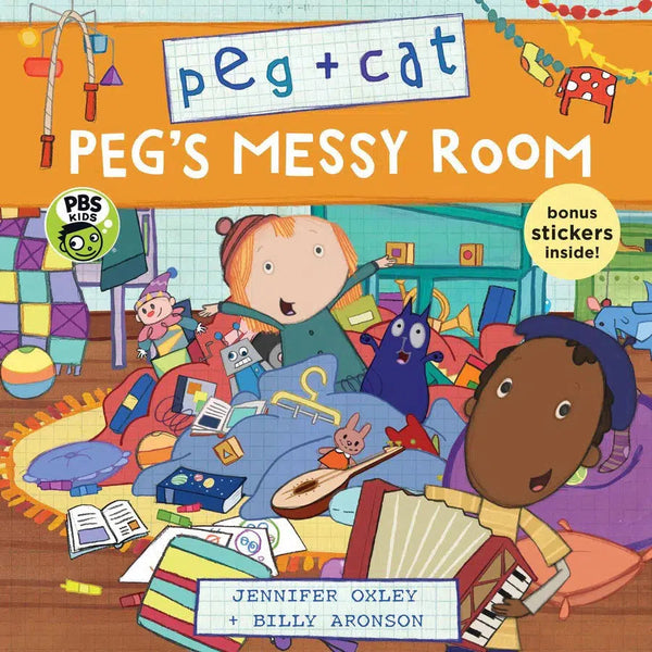 Peg + Cat: Peg's Messy Room-Children’s / Teenage fiction: General and modern fiction-買書書 BuyBookBook