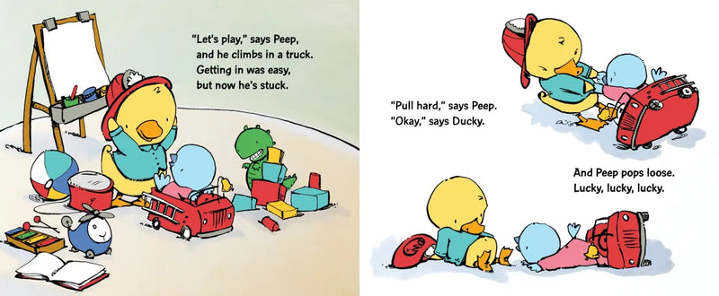 Peep and Ducky Sleepover US - Hardback
