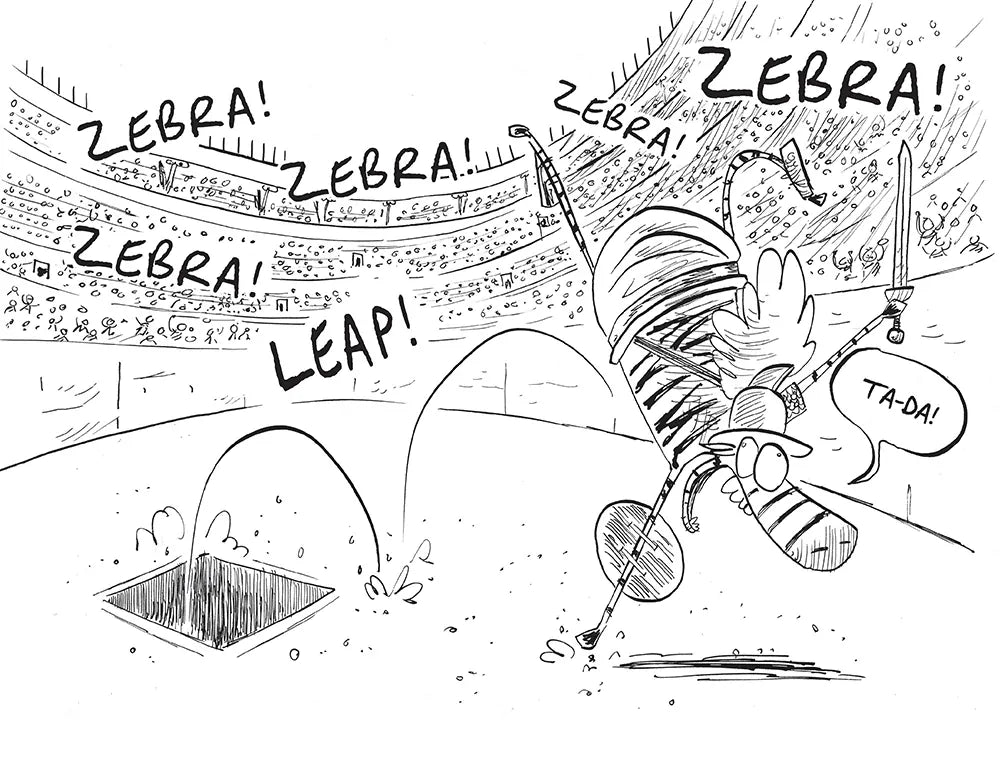 Julius Zebra: Battle with the Britons! US - Paperback / softback