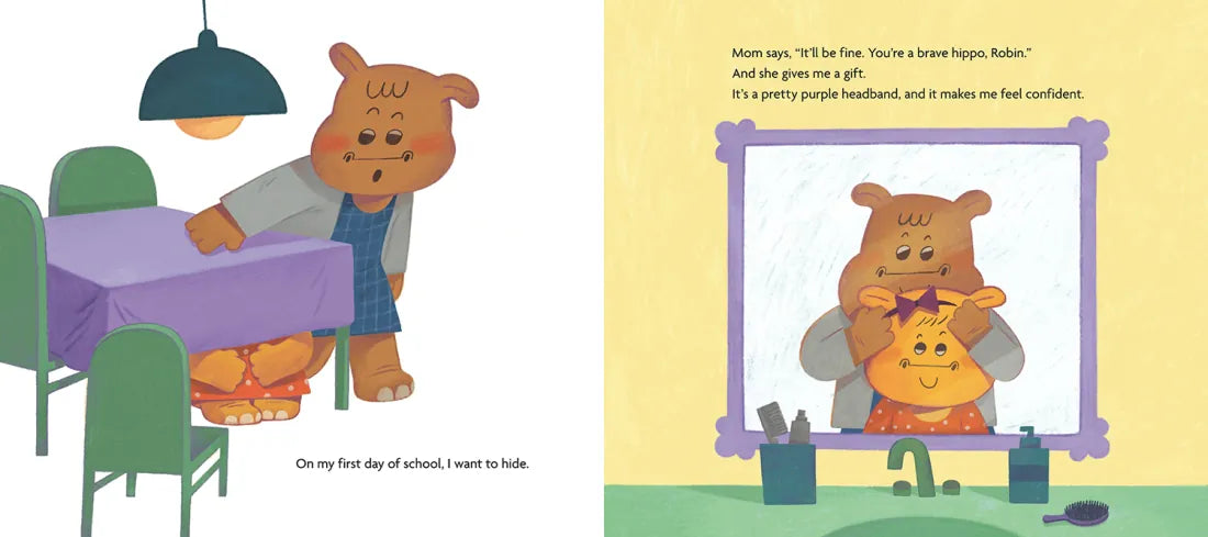Shy Robin and the First Day of School US - Hardback