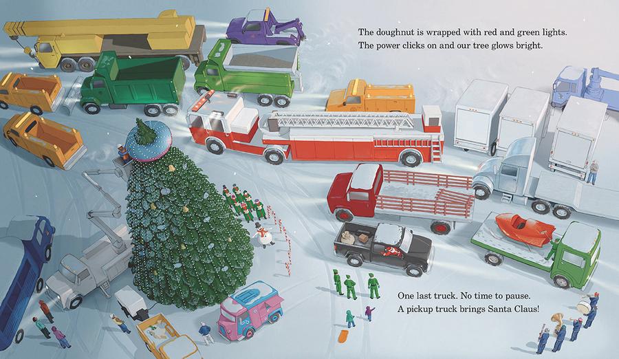 Twenty Big Trucks in the Middle of Christmas US - Hardback