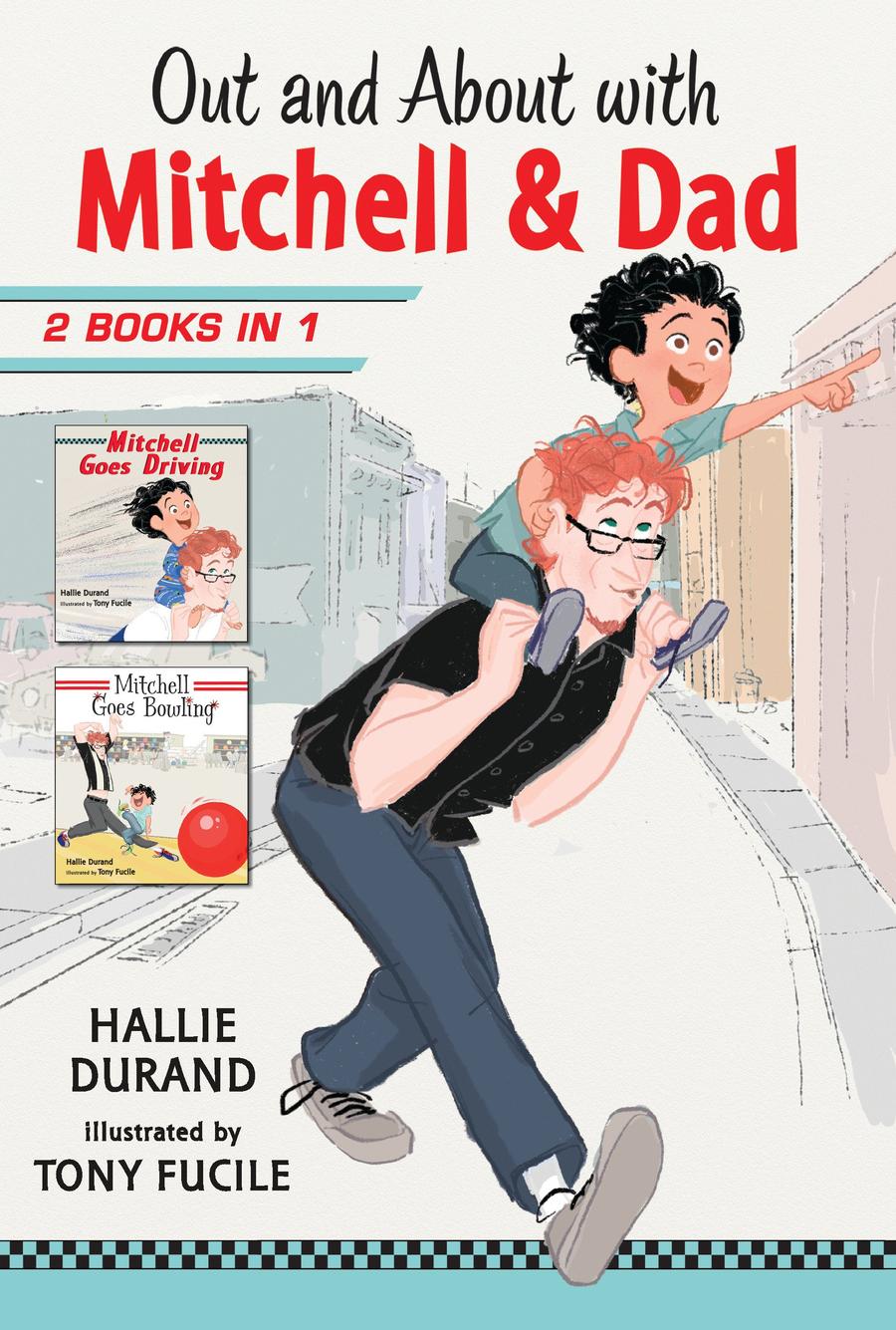 Out and About with Mitchell and Dad: 2 Books in 1