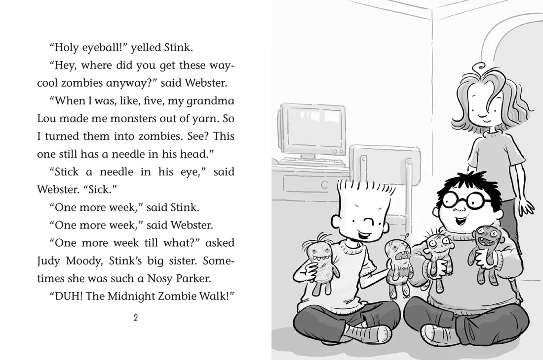 Stink and the Midnight Zombie Walk US - Paperback / softback