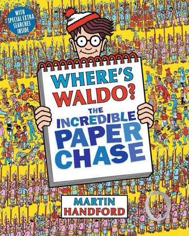 Where's Waldo? The Incredible Paper Chase-Children’s interactive and activity books and kits-買書書 BuyBookBook