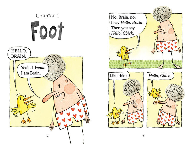 Chick and Brain: Smell My Foot! US - Paperback / softback
