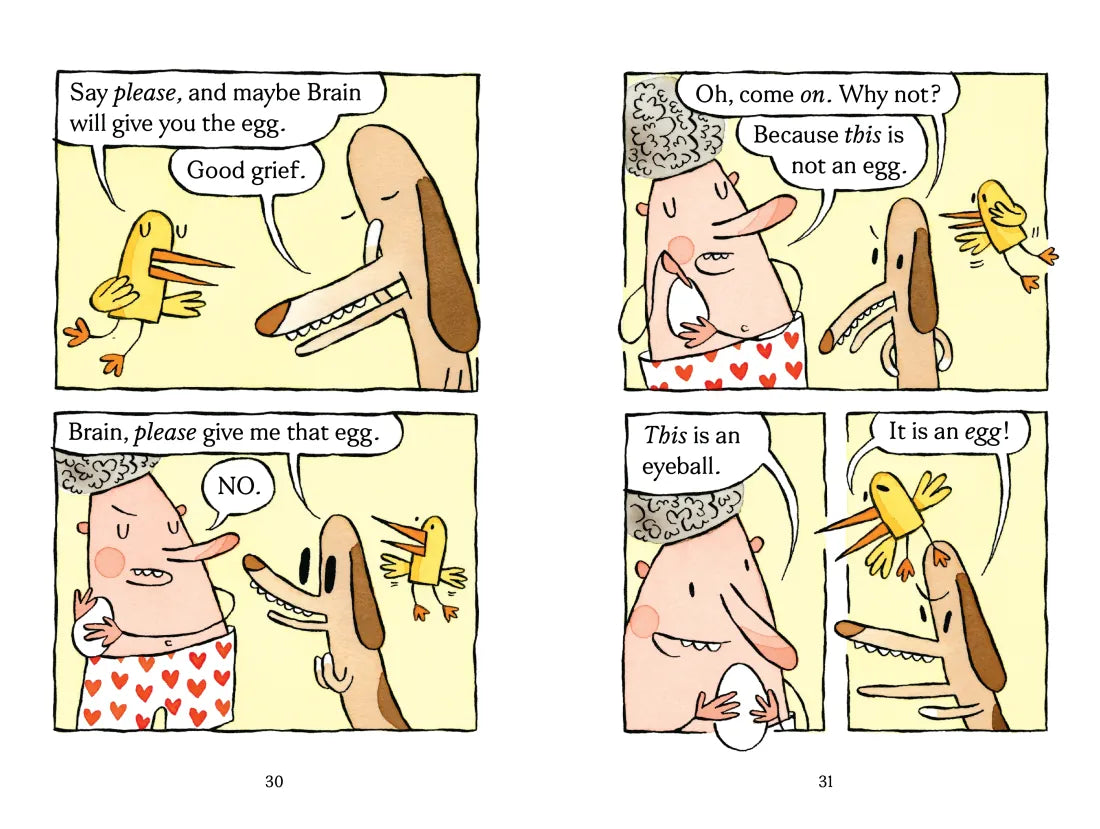 Chick and Brain: Egg or Eyeball? US - Hardback