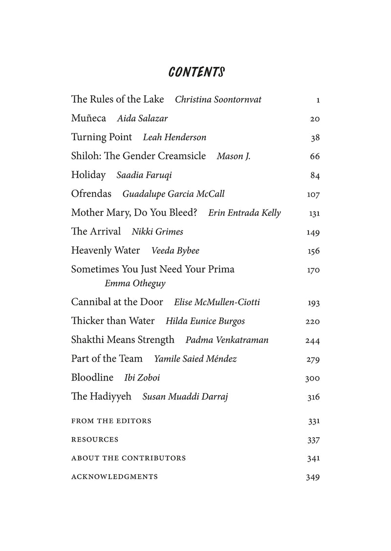Calling the Moon: 16 Period Stories from BIPOC Authors US - Hardback