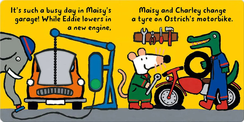 Maisy's Garage US - Board book