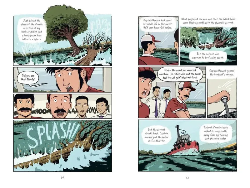 The Vanishing of Lake Peigneur: A Graphic Novel Based on a True Story US - Hardback