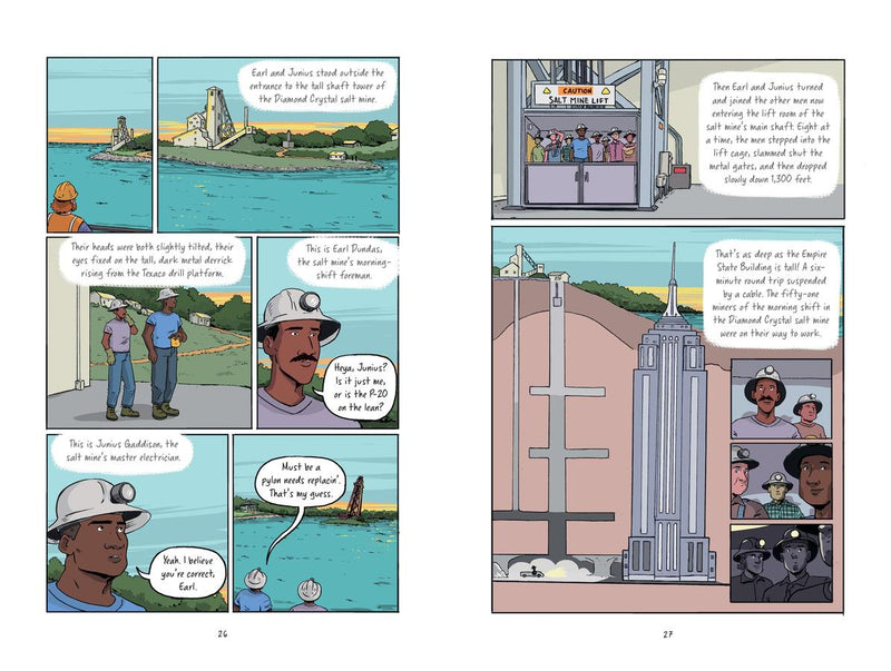 The Vanishing of Lake Peigneur: A Graphic Novel Based on a True Story US - Hardback