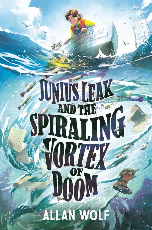 Junius Leak and the Spiraling Vortex of Doom-Children’s / Teenage fiction: Family and home stories-買書書 BuyBookBook