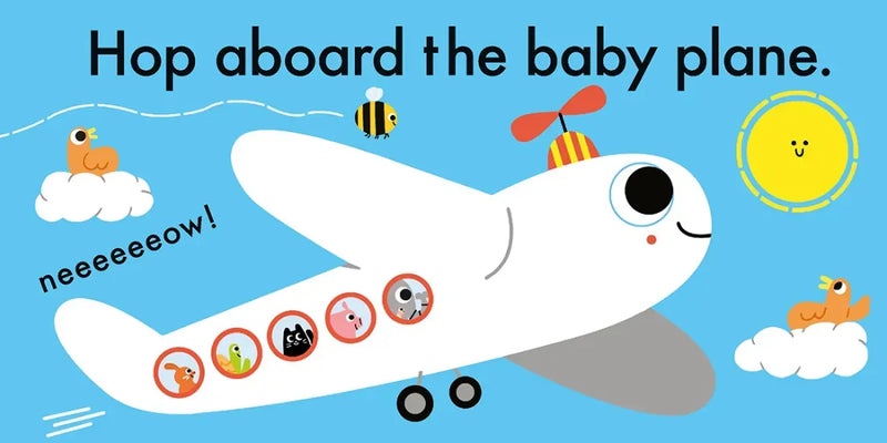 Hop Aboard! Baby's First Vehicles US - Board book