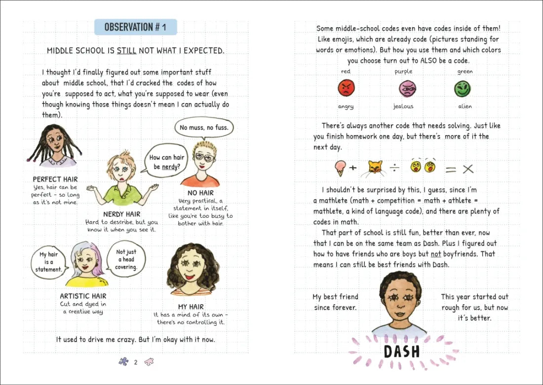 Talia's Codebook for Middle School US - Hardback