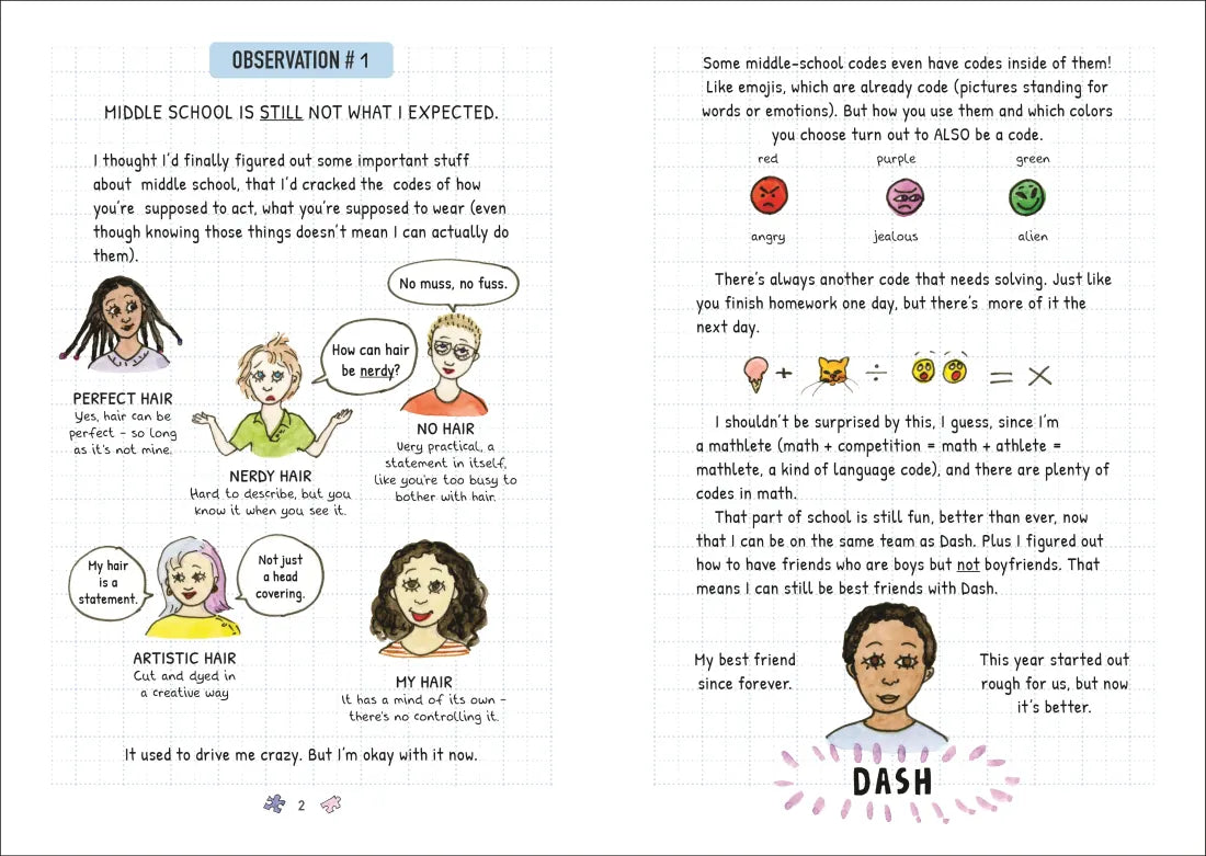 Talia's Codebook for Middle School US - Hardback