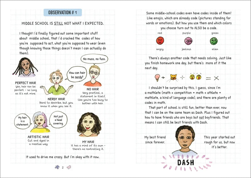 Talia's Codebook for Middle School US - Hardback