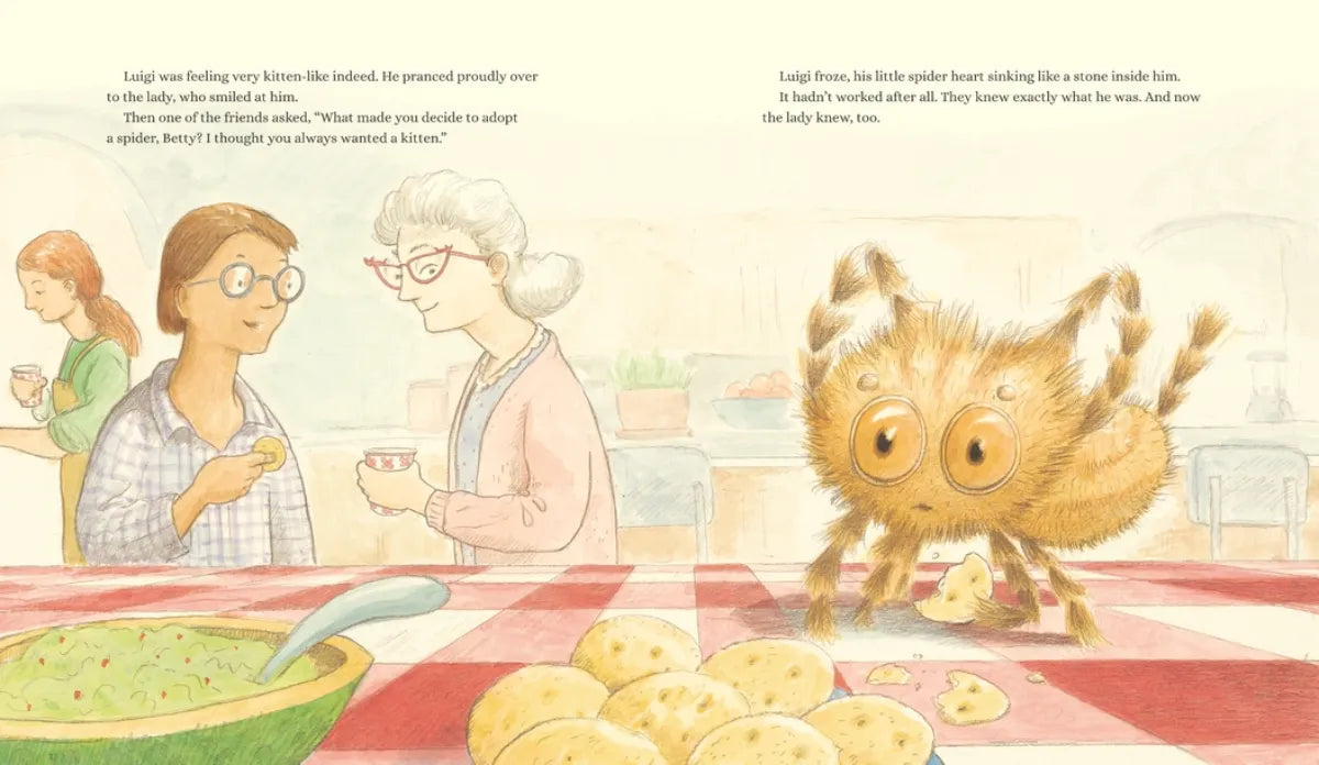 Luigi, the Spider Who Wanted to Be a Kitten US - Hardback