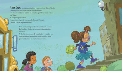 Lupe Lopez: ¡Reglas de una estrella de rock! interior 1 (ISBN 9781536220063)
