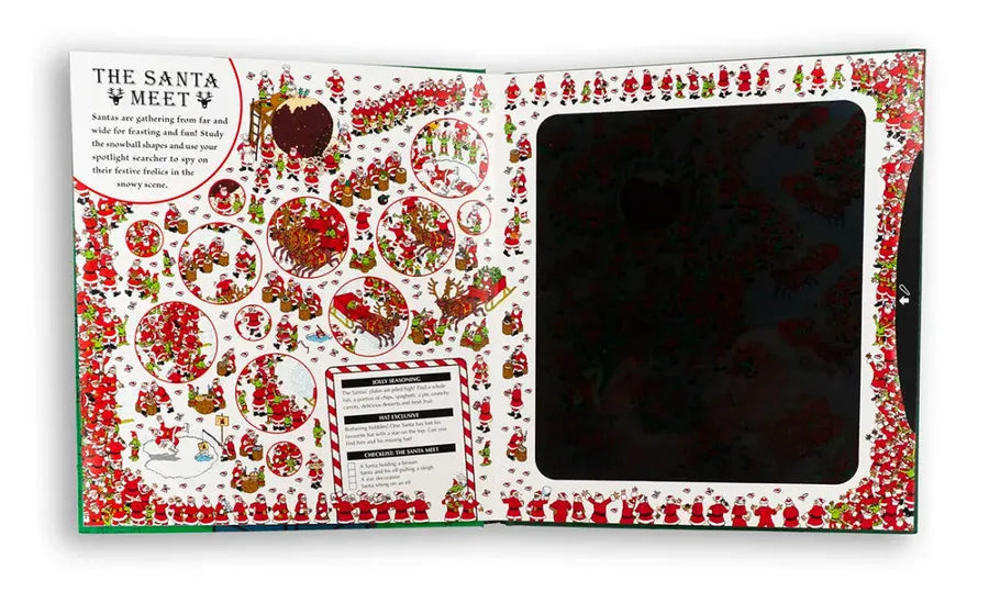 Where's Waldo? Santa Spotlight Search US - Hardback