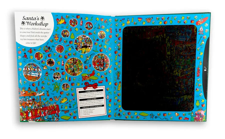 Where's Waldo? Santa Spotlight Search US - Hardback