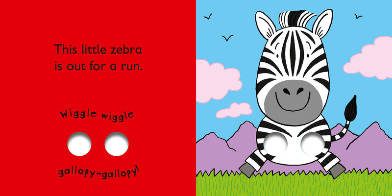 Little Wild Animals: A Finger Wiggle Book US - Board book