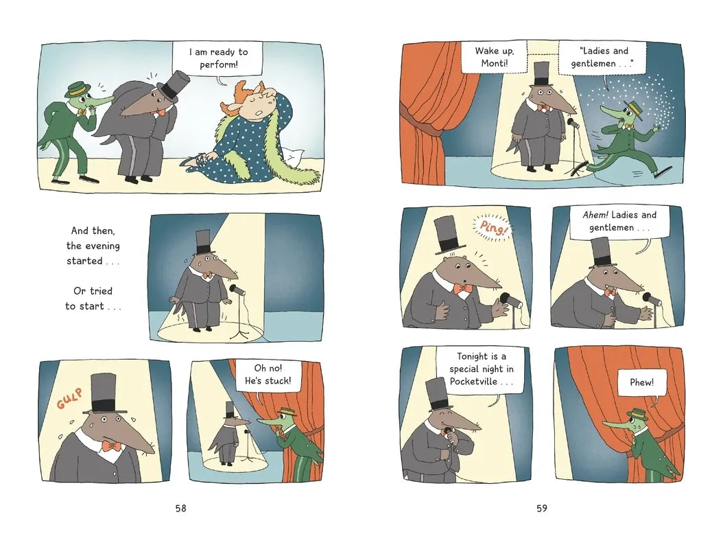 Monti and Leo: A Newcomer in Pocketville US - Hardback