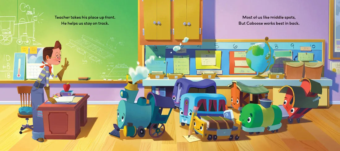 Choo-Choo School US - Board book