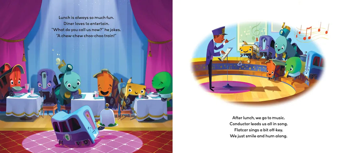 Choo-Choo School US - Board book