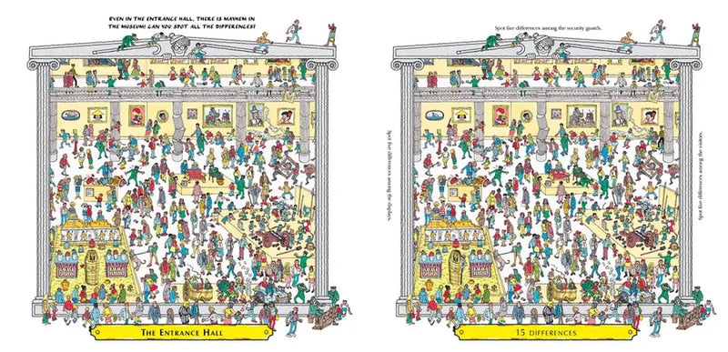 Where's Waldo? Double Trouble at the Museum: The Ultimate Spot-the-Difference Book! US - Paperback / softback