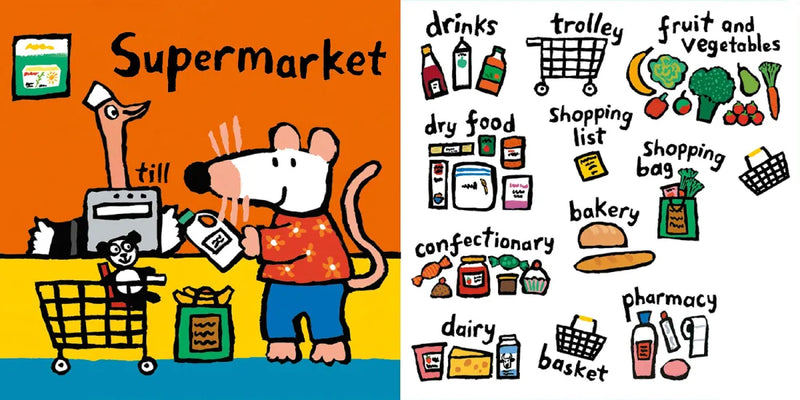 Maisy's Town: A First Words Book US - Board book