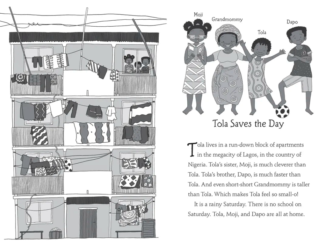 Too Small Tola and the Three Fine Girls US - Hardback