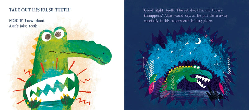Alan's Big, Scary Teeth US - Board book