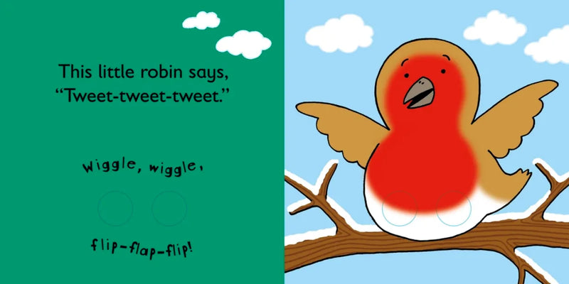 Merry Little Christmas: A Finger Wiggle Book US - Board book