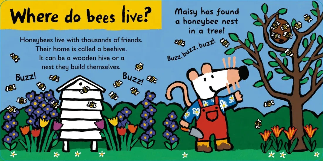 Maisy Loves Bees US - Board book