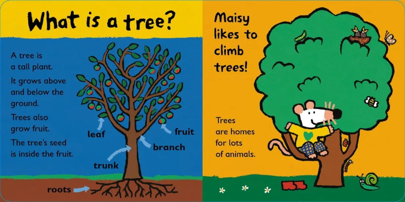 Maisy Loves Trees US - Board book