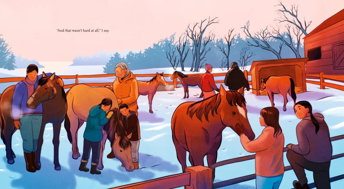 Across the Ice: How We Saved the Ojibwe Horse US - Hardback