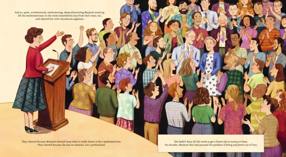 The Five Sides of Marjorie Rice: How to Discover a Shape US - Hardback